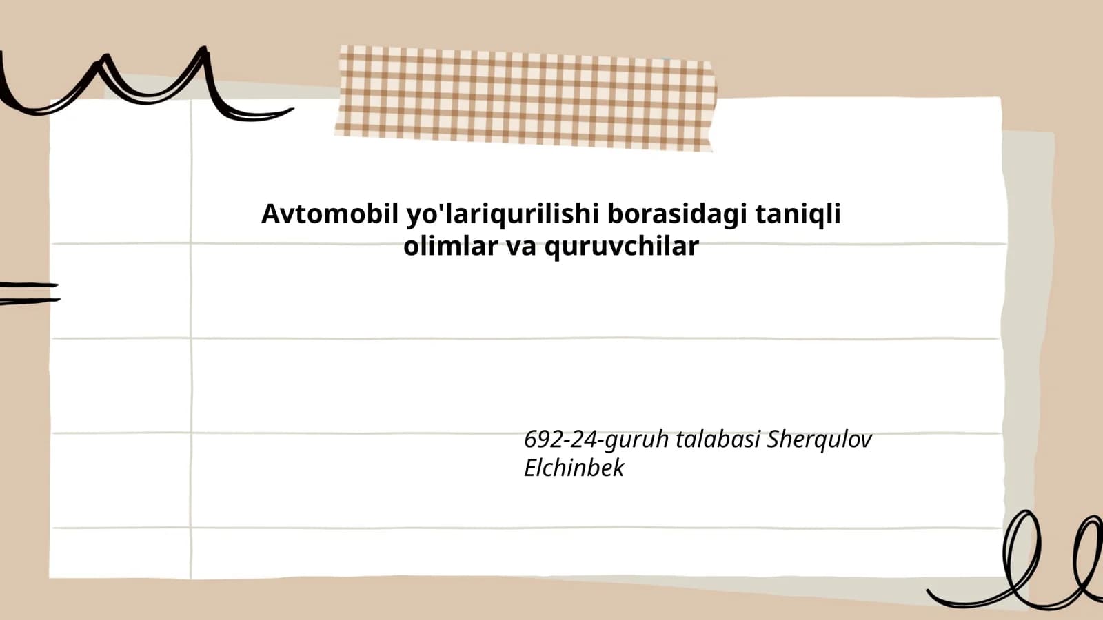 Avtomobil Yo'lari Qurilishi Borasidagi Taniqli Olimlar va Quruvchilar