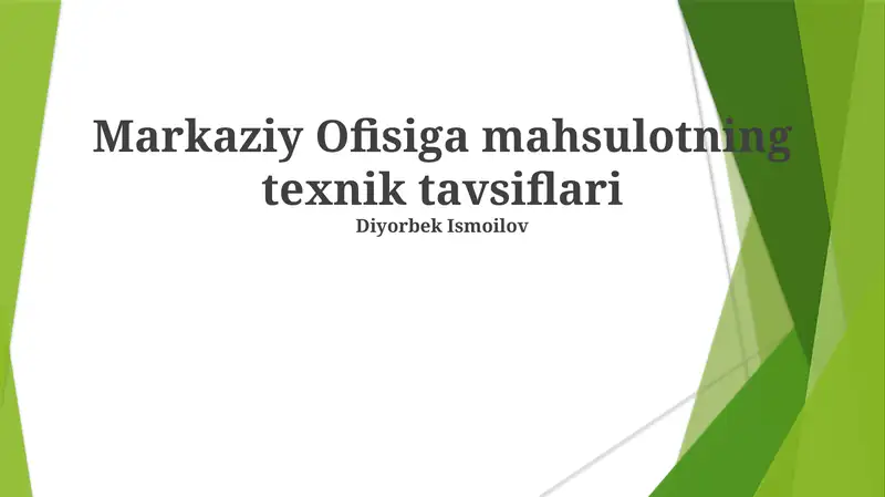 Product slide 1