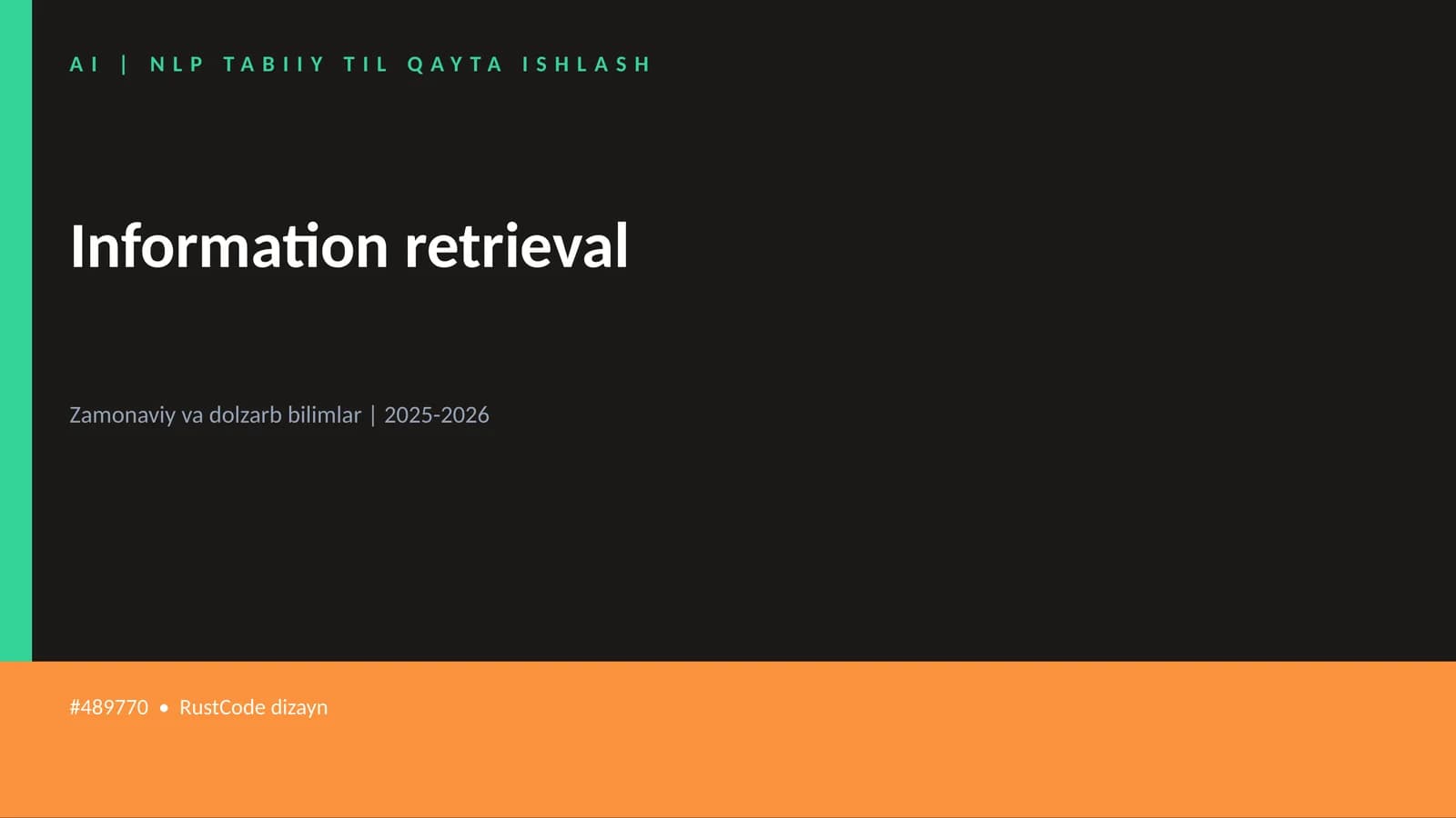 Information retrieval