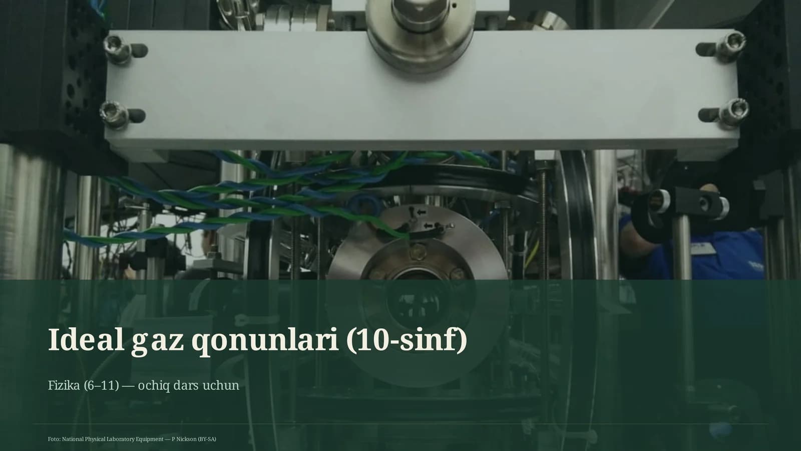 Ideal gaz qonuni (10-sinf)