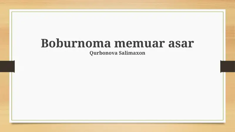 Boburnoma