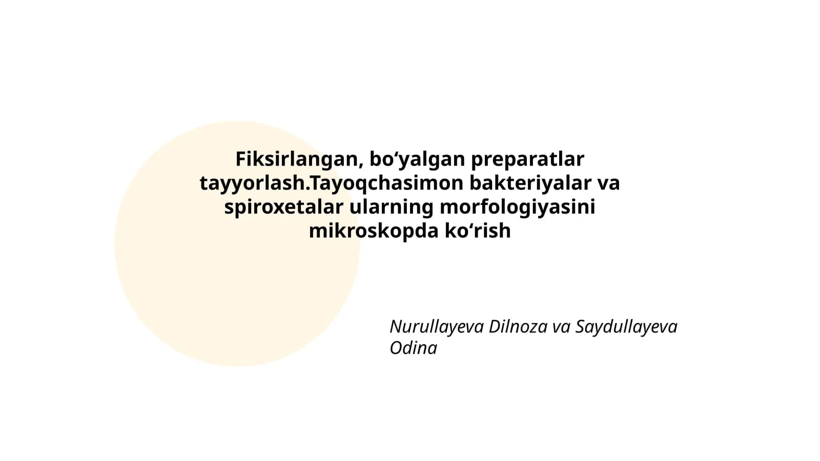 Tayoqchasimon bakteriyalar va spiroxetalar
