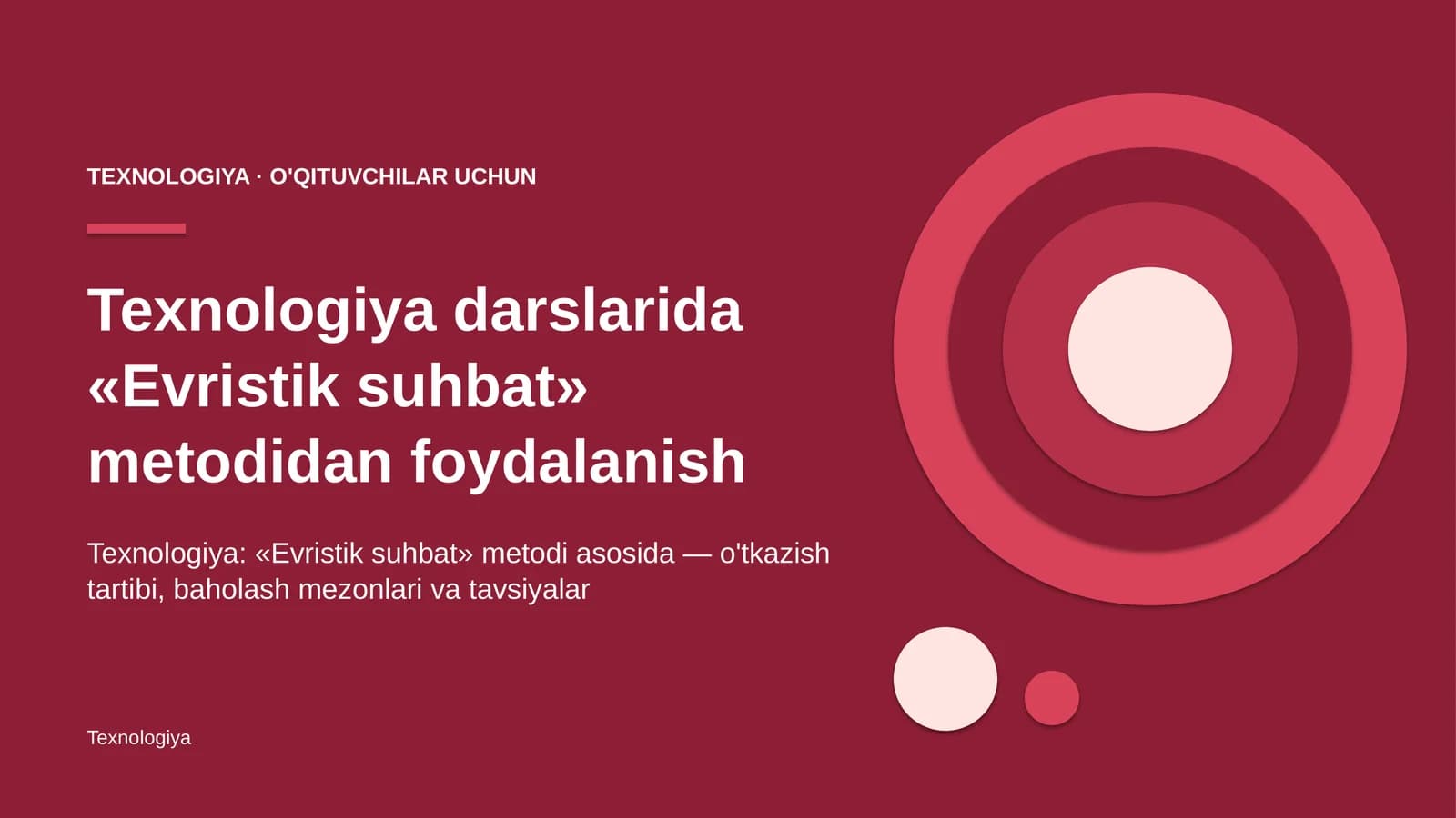 texnologiya darslarida evristik suhbat metodidan foydalanish 6473