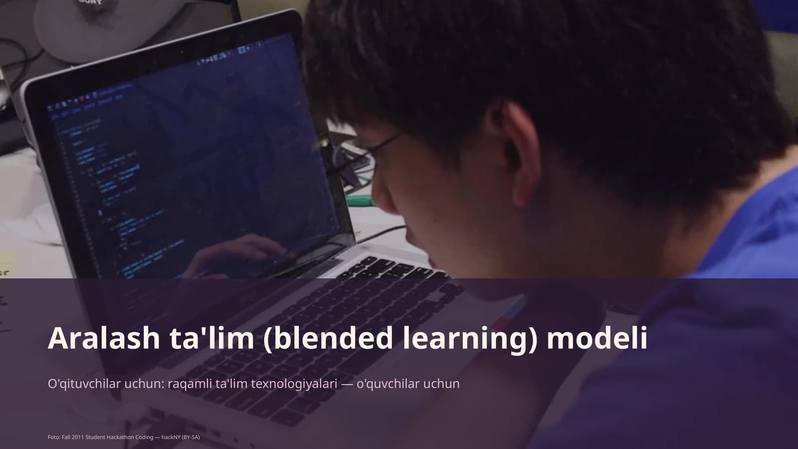 Aralash ta'lim (blended learning) modeli