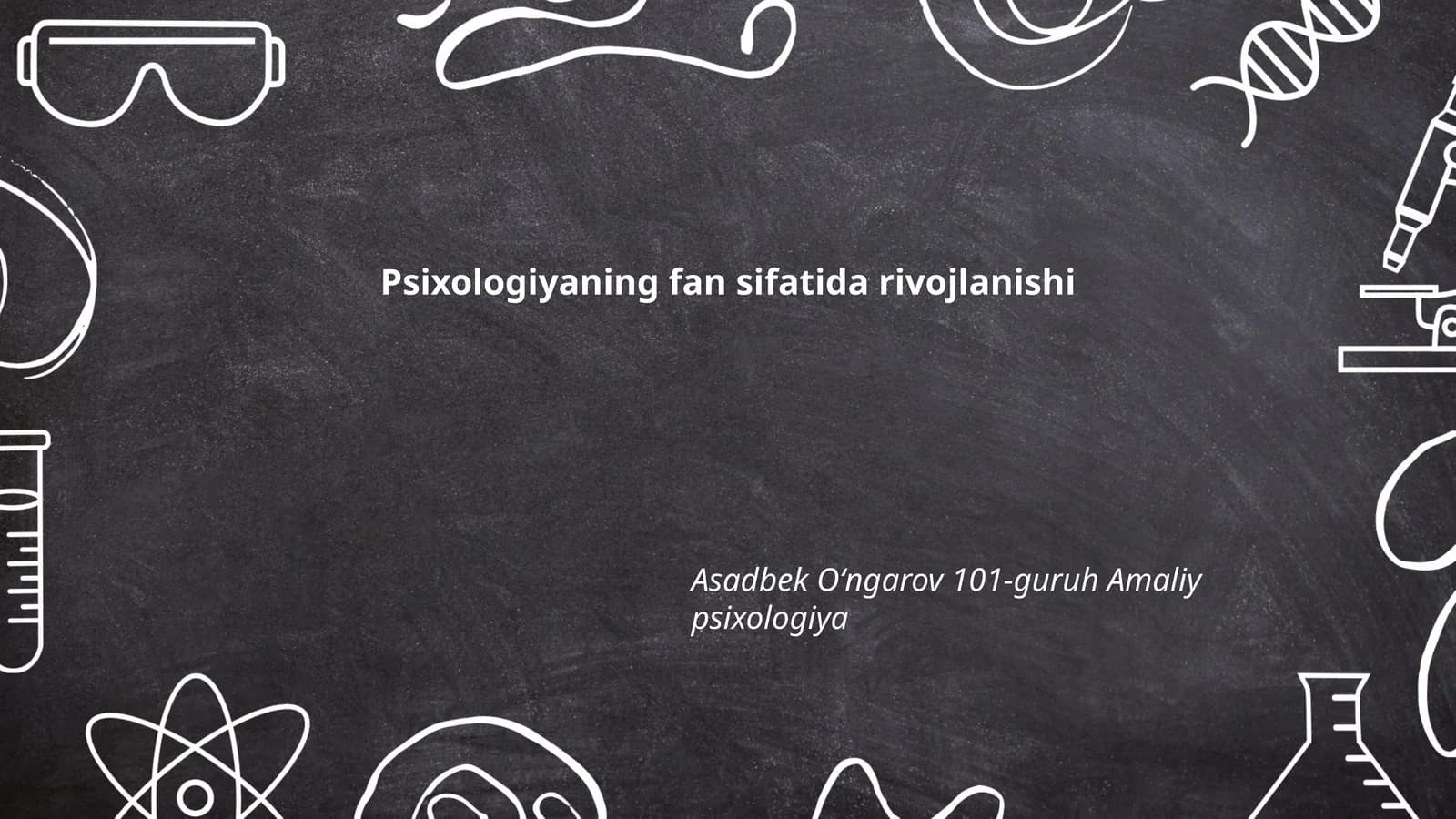 Psixologiyaning fan sifatida rivojlanishi