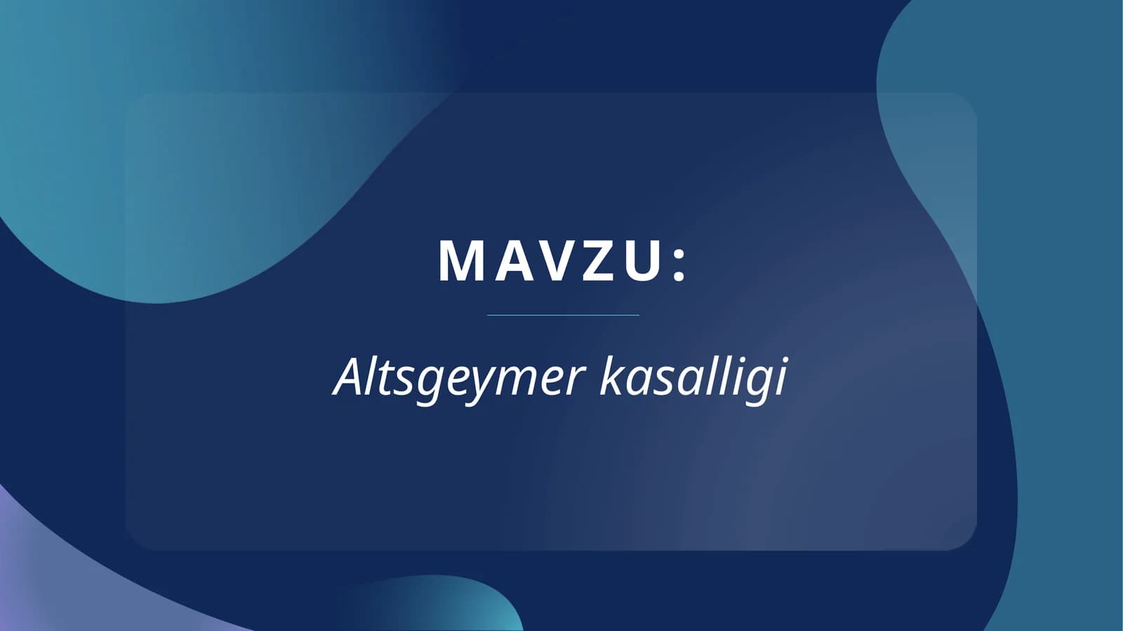 Altsgeymer kasalligi