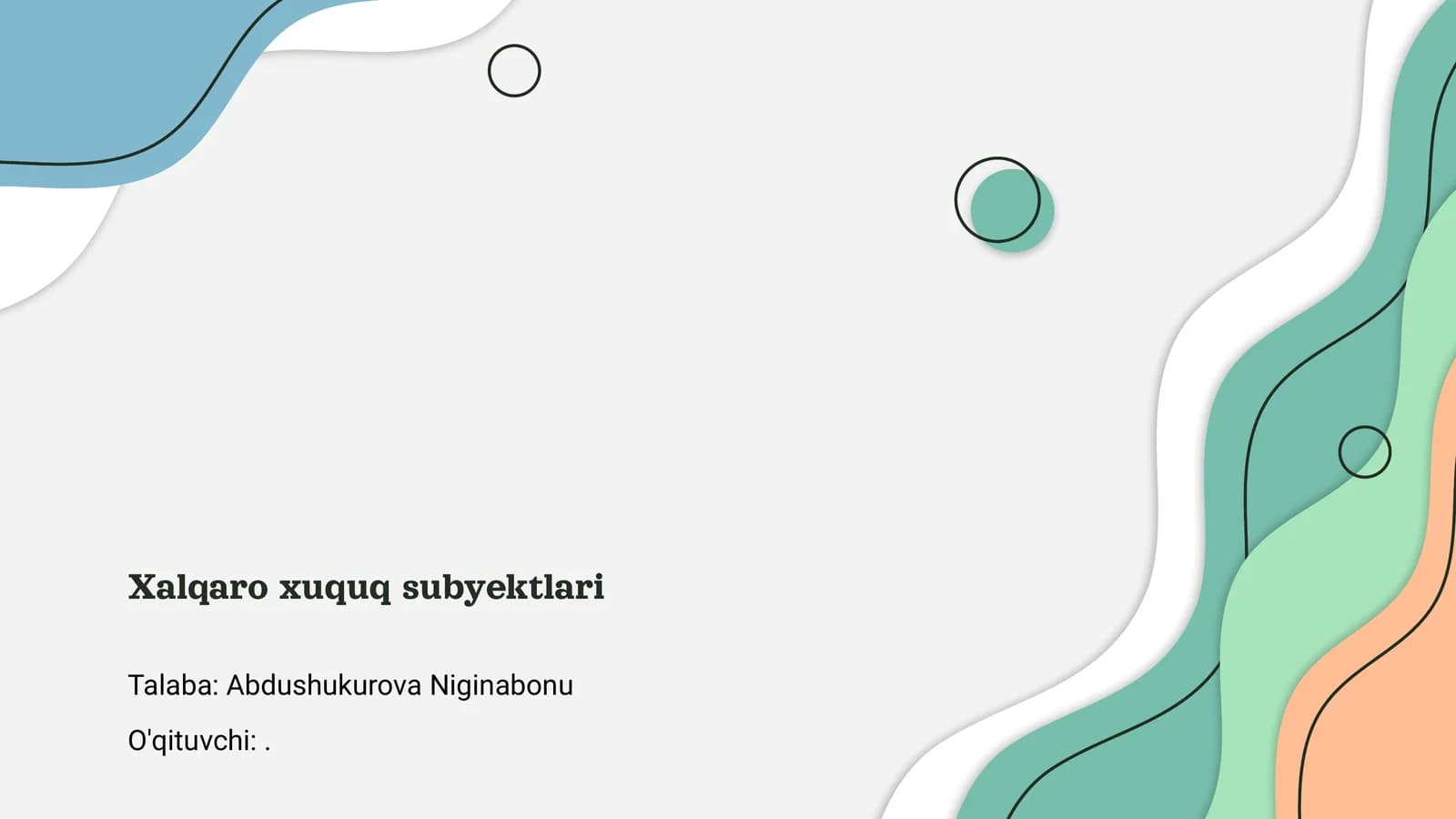 Xalqaro xuquq subyektlari