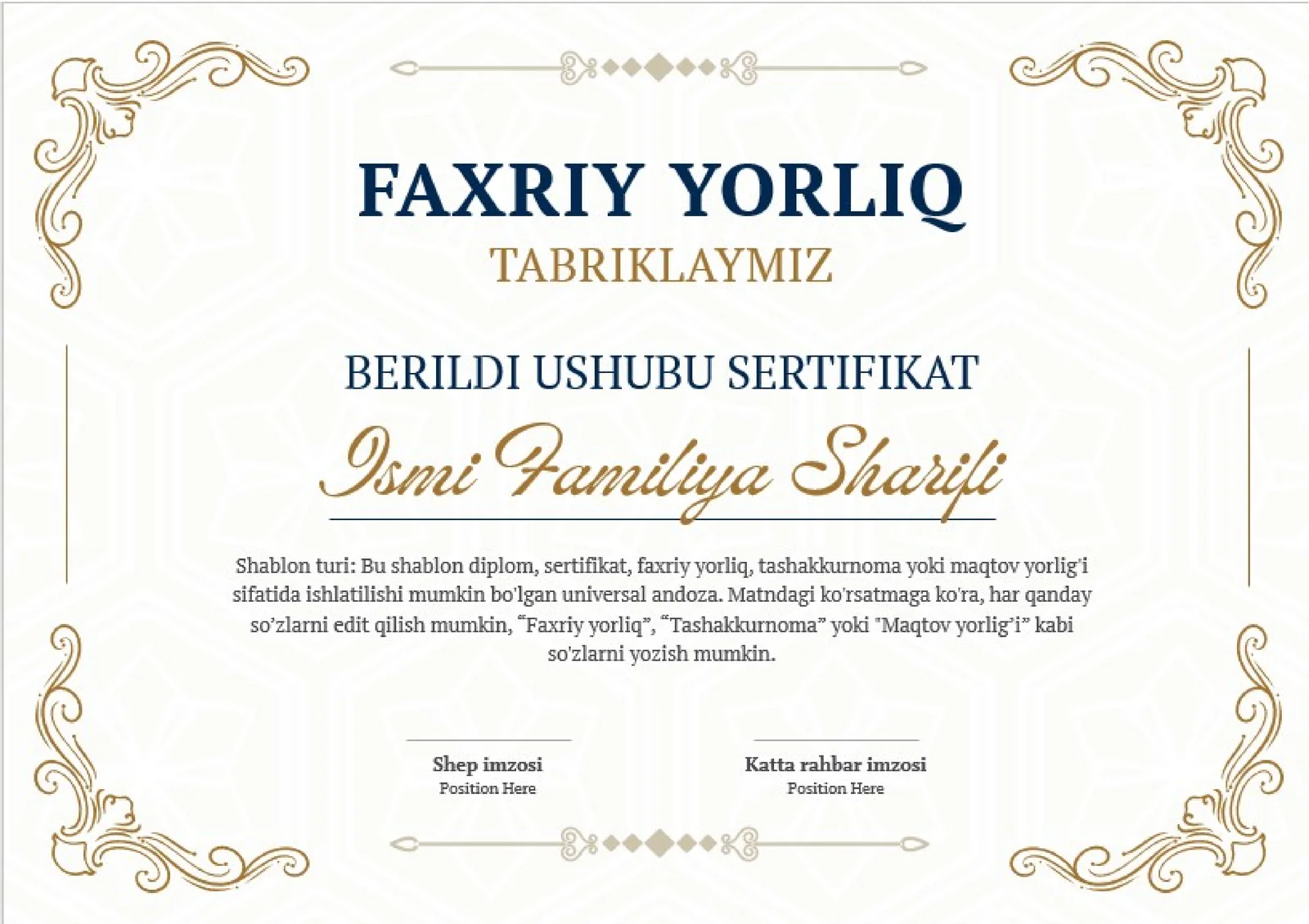 FAXRIY YORLIQ