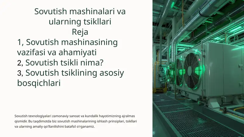 Sovutish mashinalari