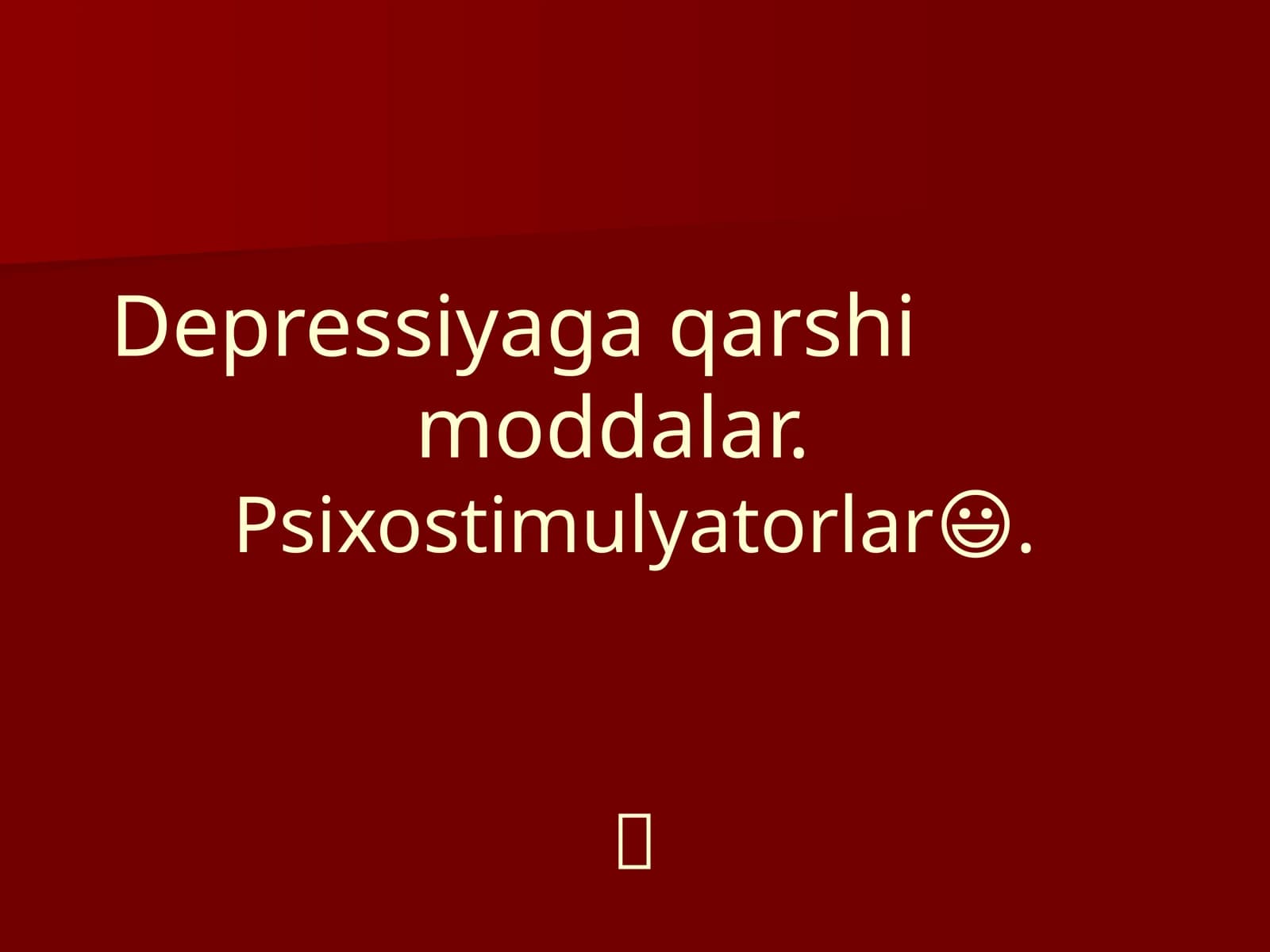Antidepressantlar