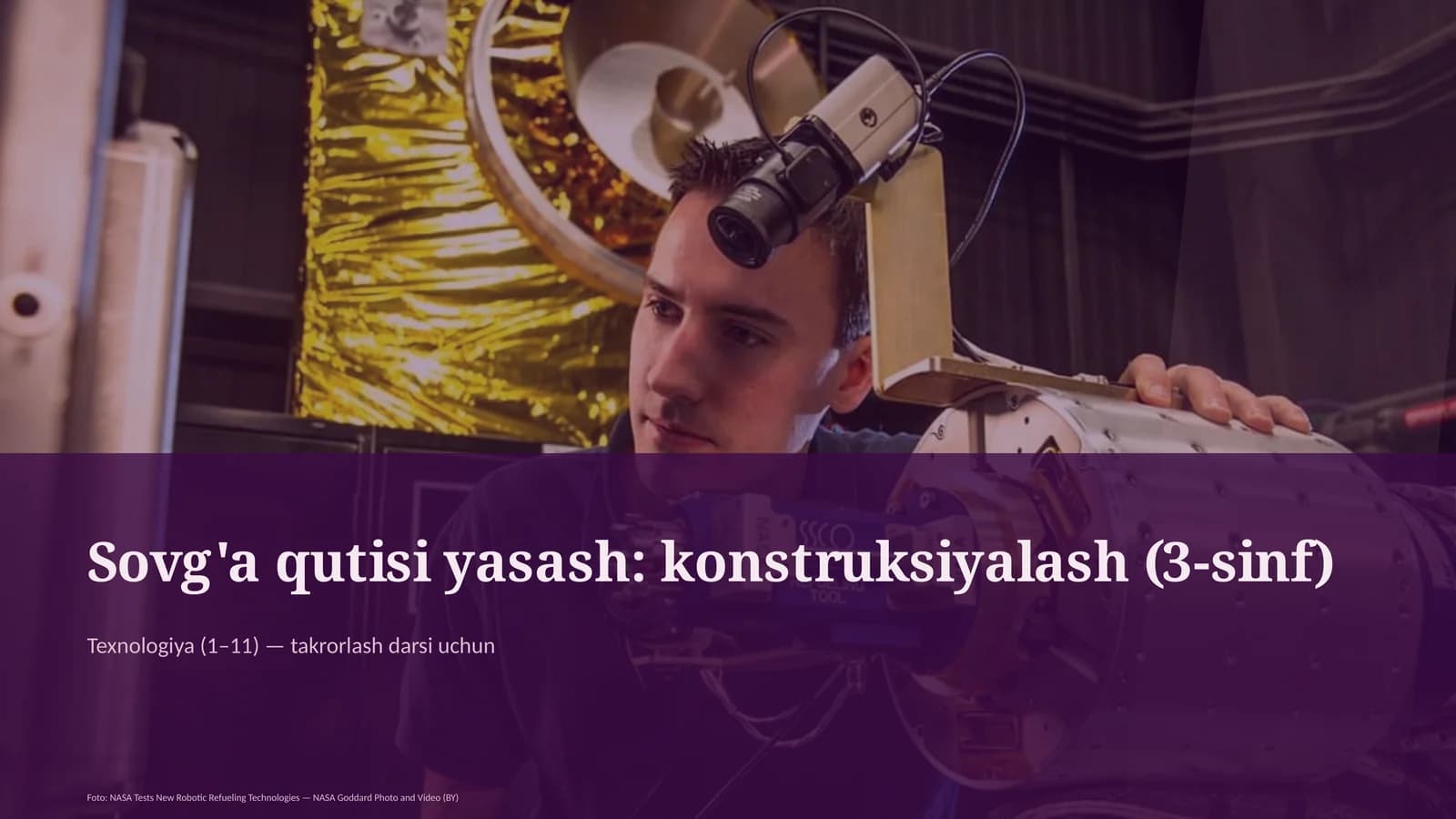 Sovg'a qutisi yasash: konstruksiyalash (3-sinf)