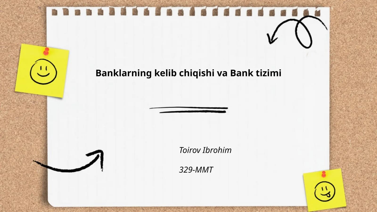 Banklarning kelib chiqishi va Bank tizimi