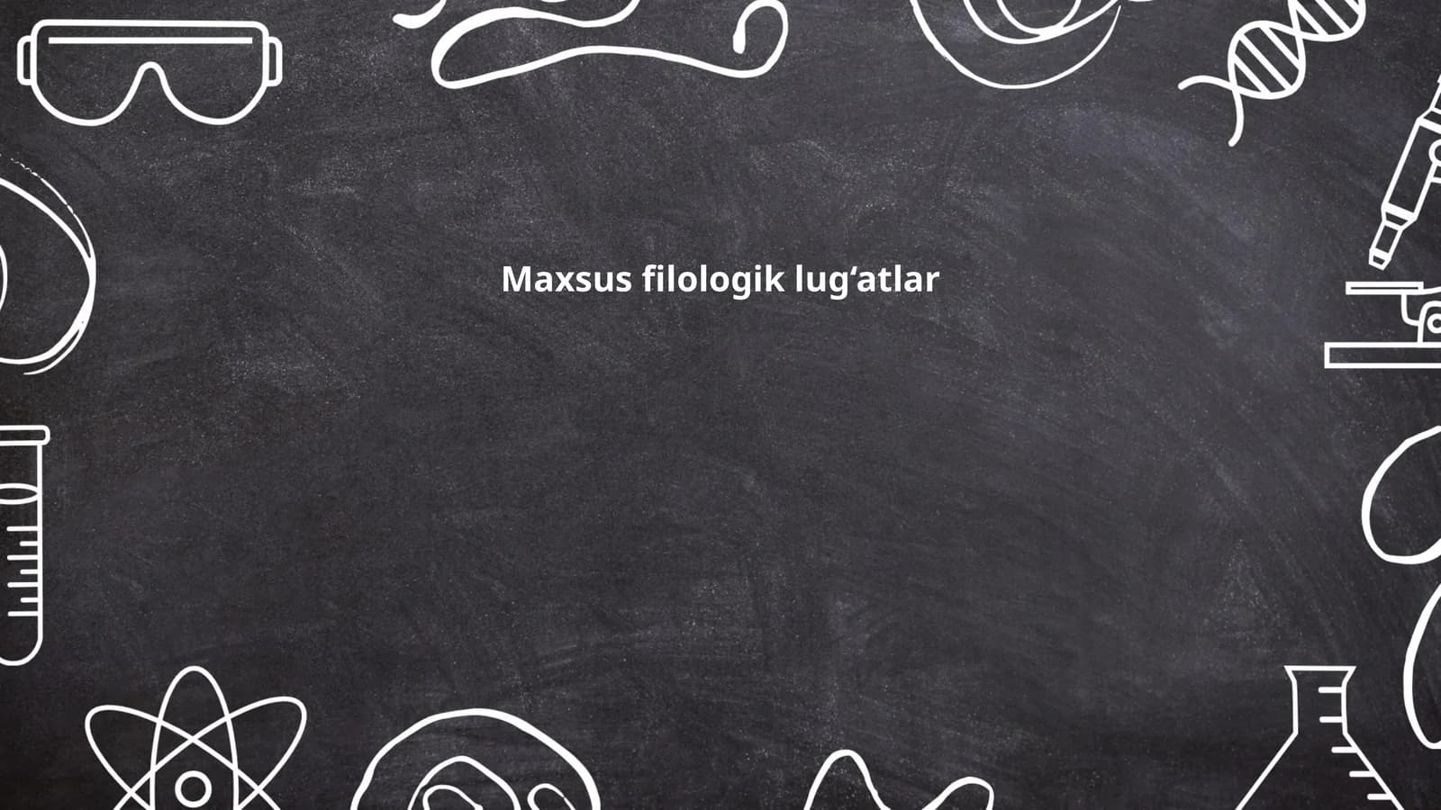 Maxsus filologik lug‘atlar