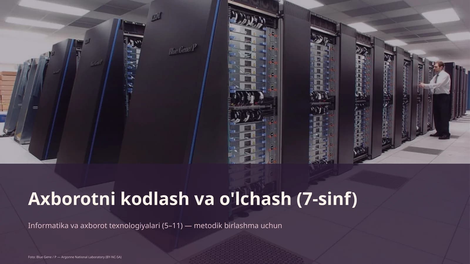 Axborotni kodlash va o'lchash (7-sinf)