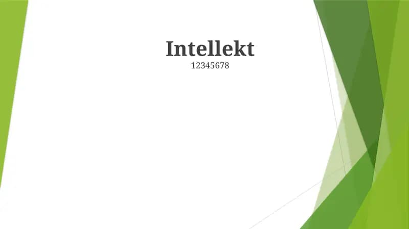 Intellekt