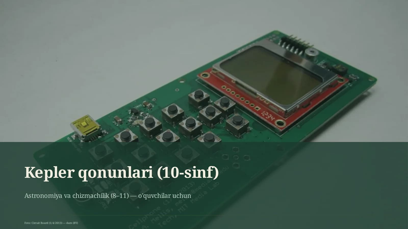 Kepler qonunlari (10-sinf)
