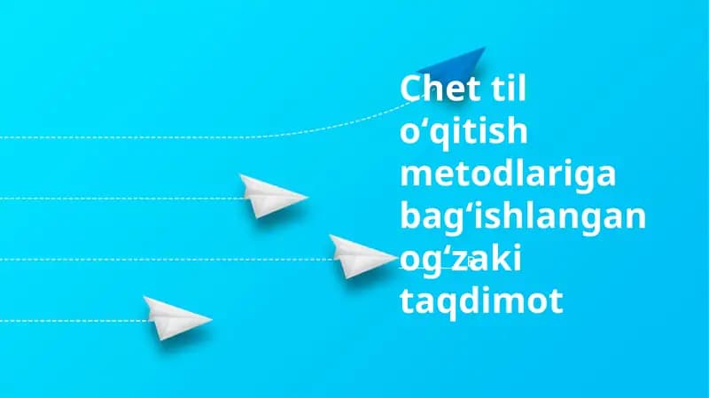 Ogʻzaki taqdimot usullari
