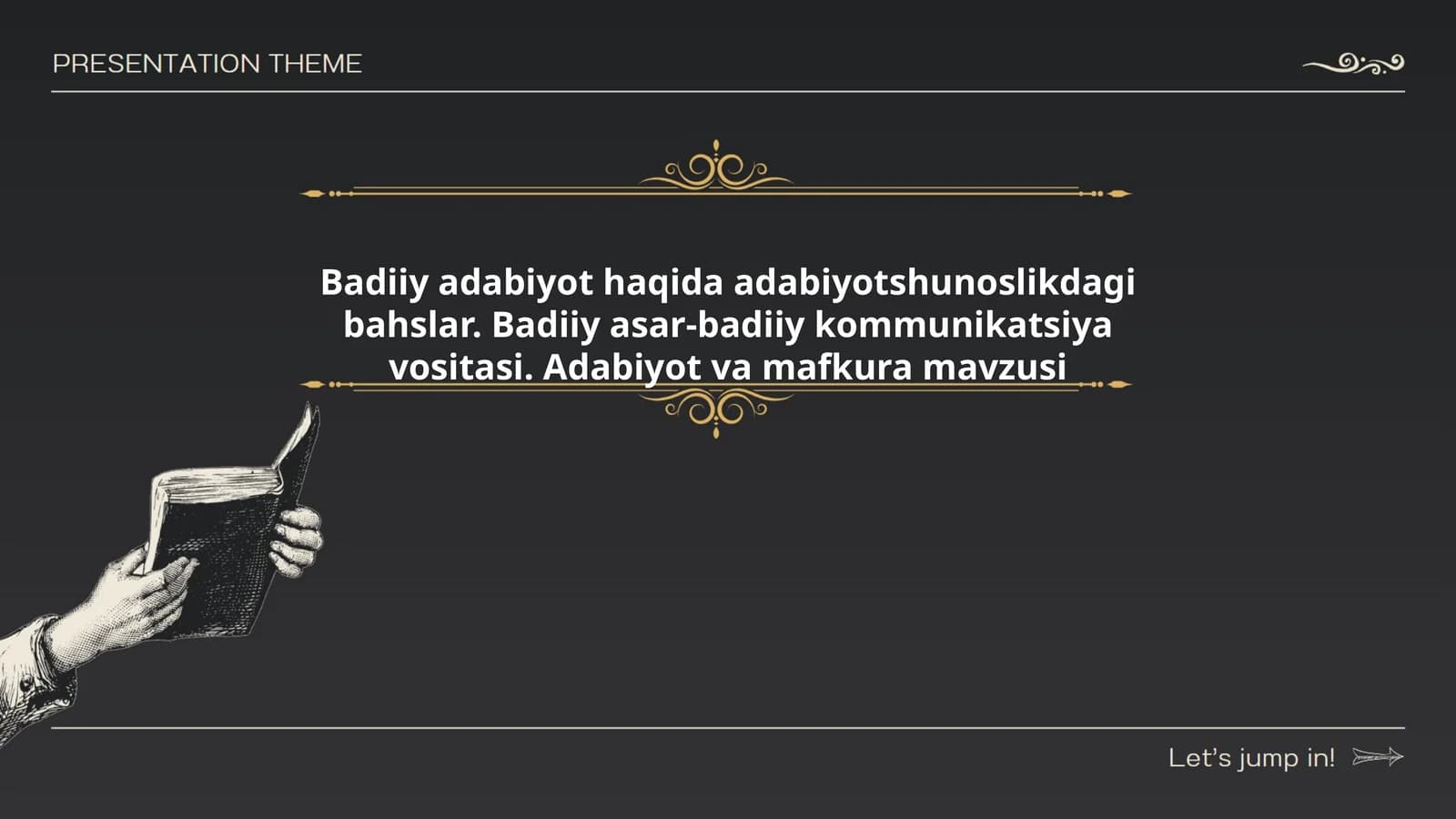 Adabiyot va Mafkura