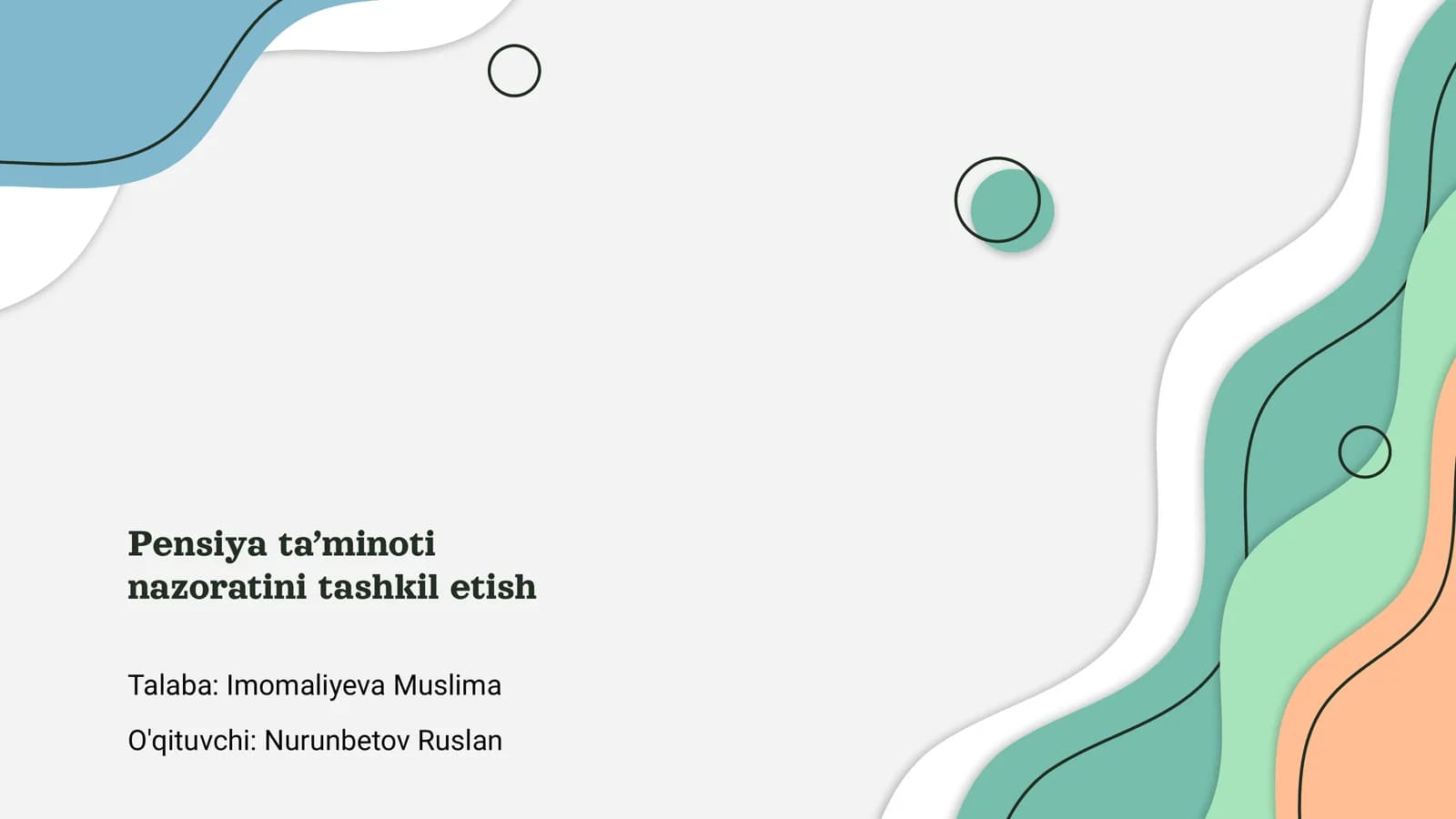 Pensiya ta’minoti nazorati