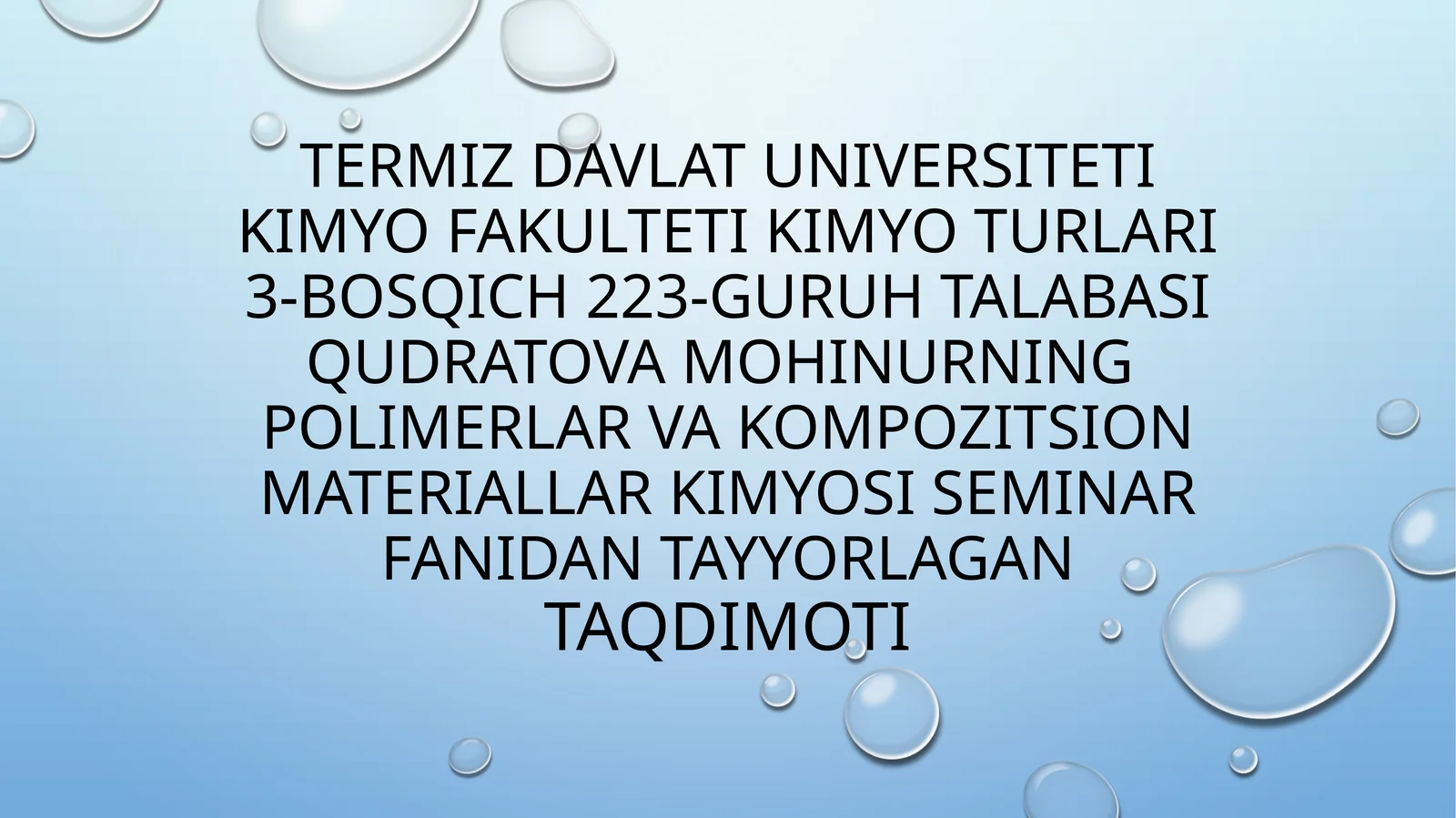 Polimer kompozitsion materiallar