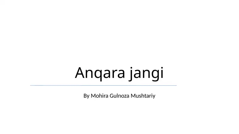 Anqara jangi