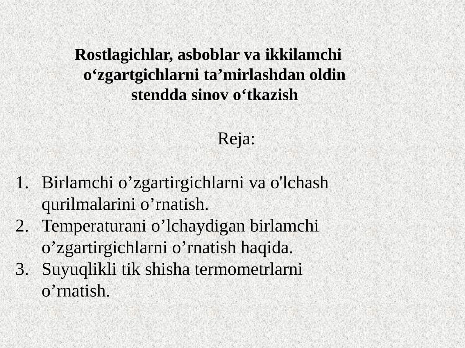 Birlamchio’zgartirgichlar