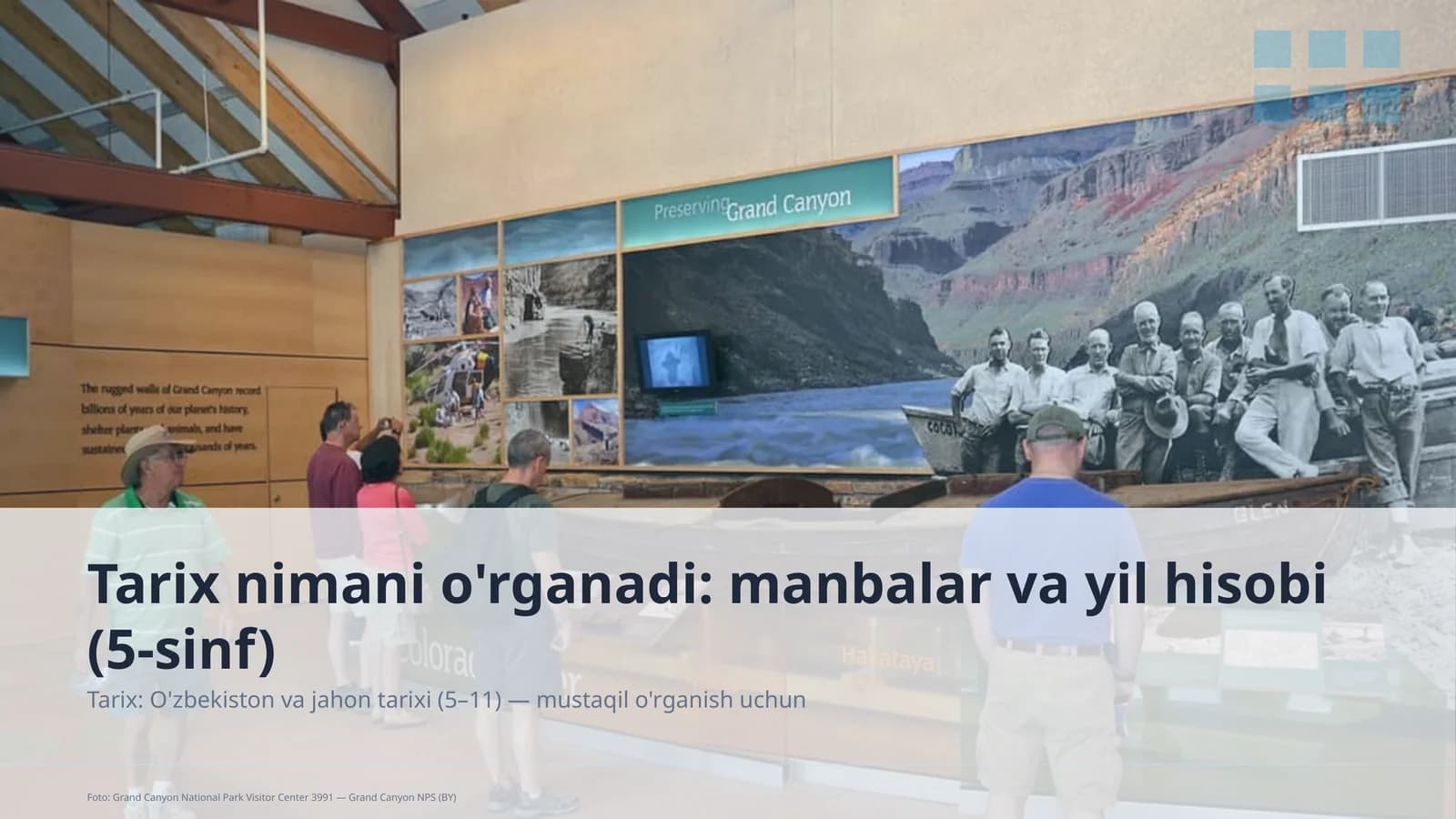 Tarix nimani o'rganadi: manbalar va yil hisobi (5-sinf)