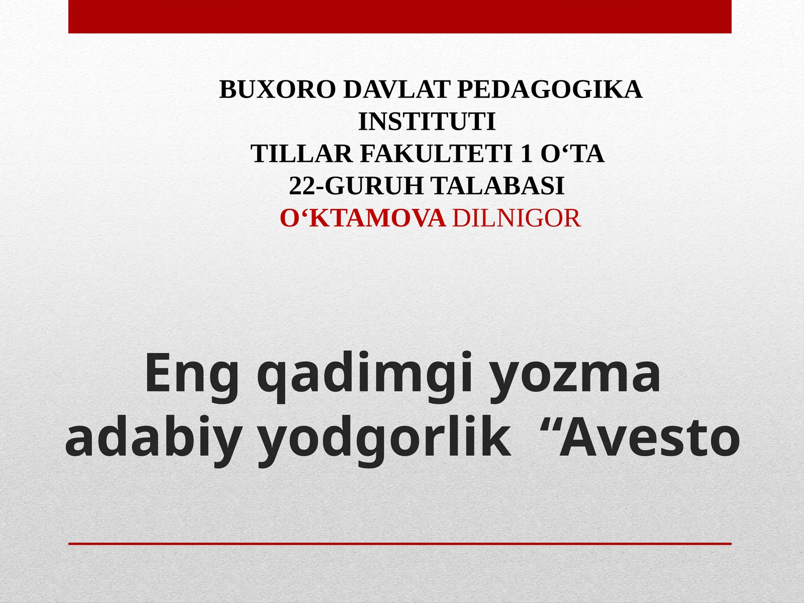 Avesto