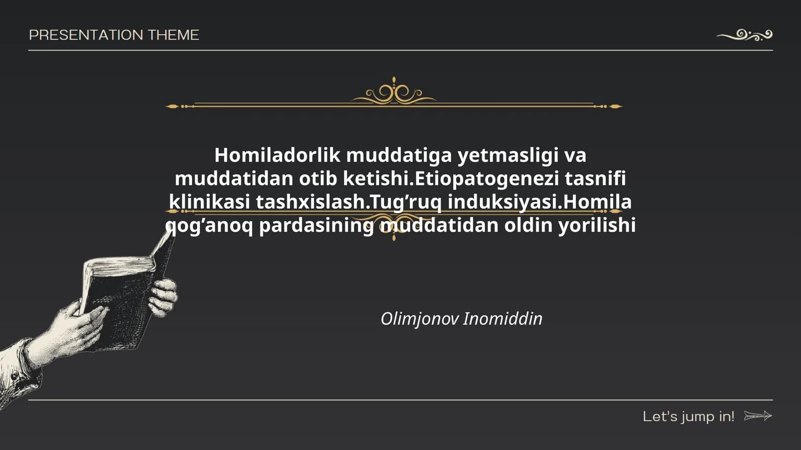 Homiladorlik muddatiga yetmasligi va muddatidan otib ketishi