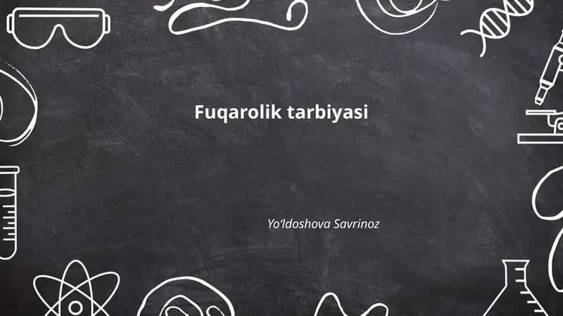 Fuqarolik tarbiyasi