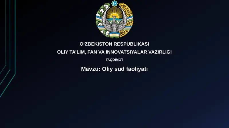 Oliysud faoliyati
