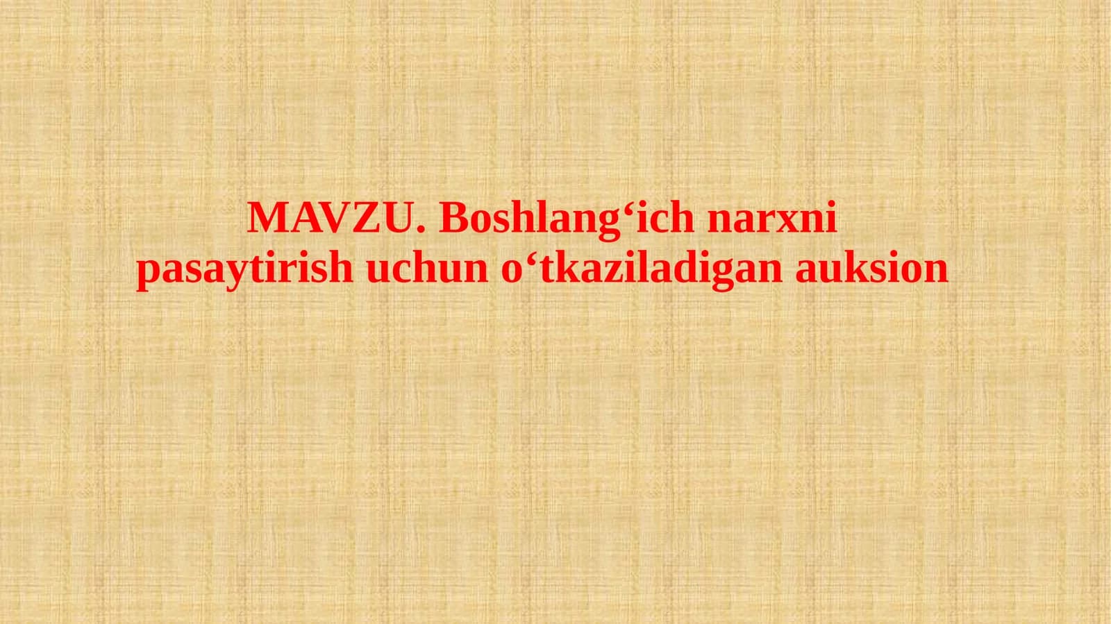 Auksionlar