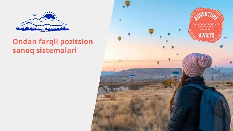 O'ndan farqli pozitsion sanoq sistemalari