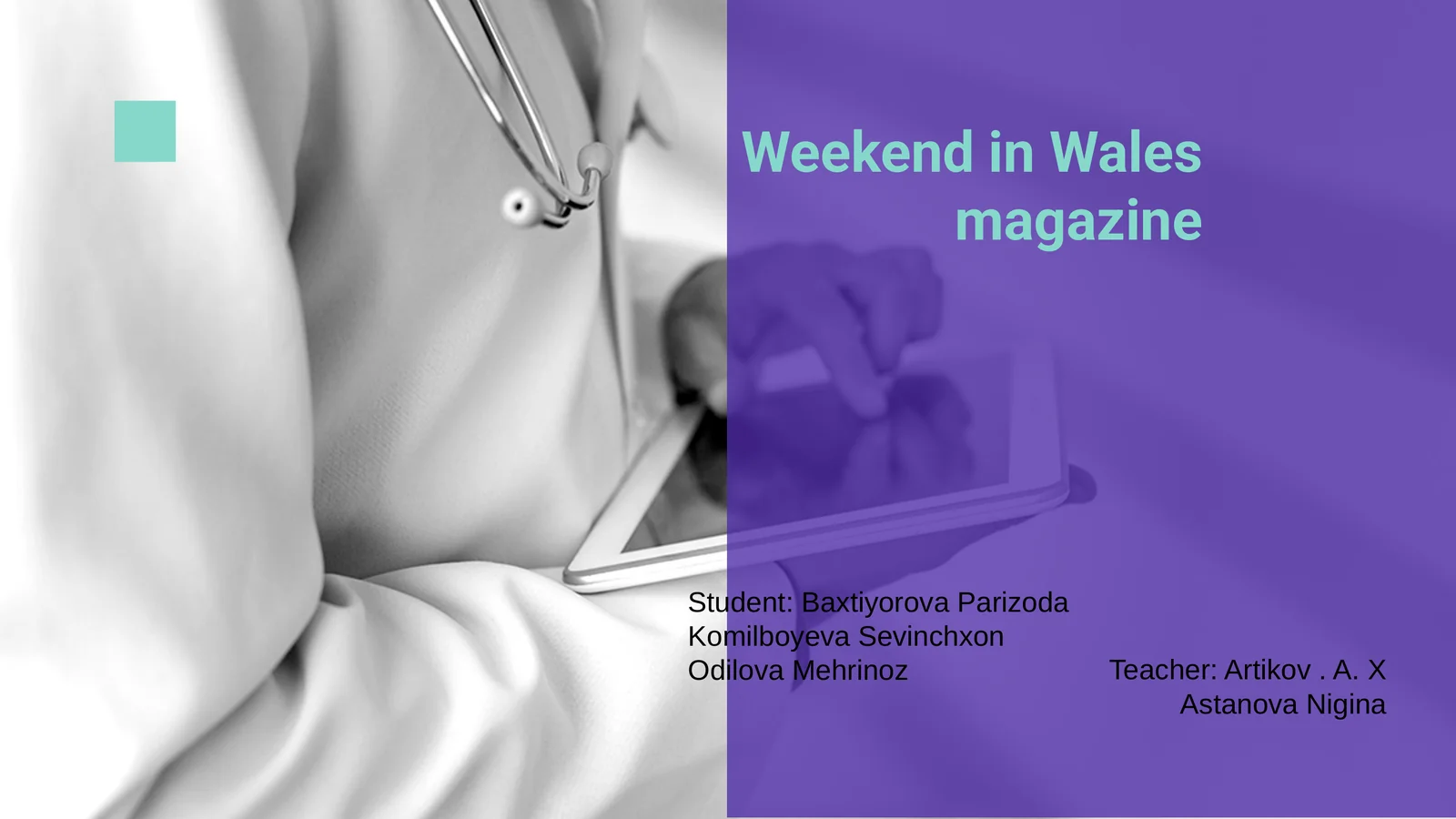 Weekend in Wales magazine