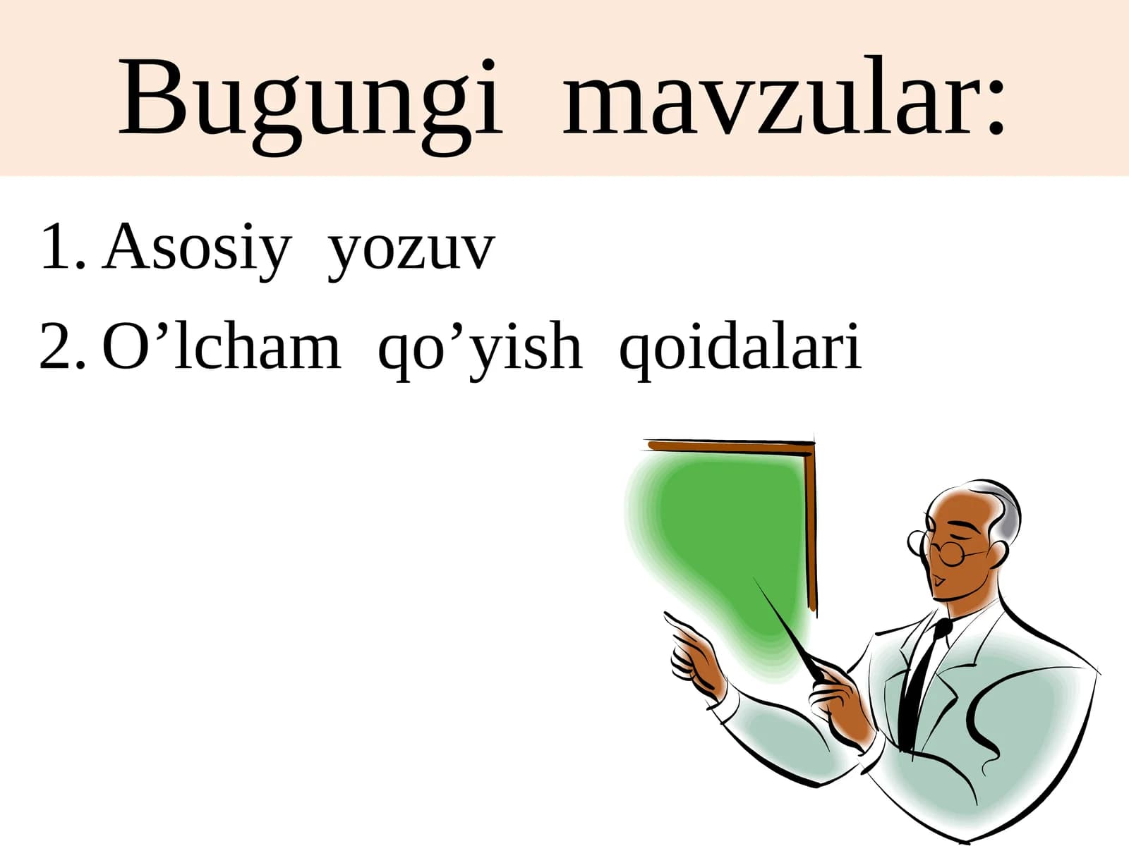 Chizish jarayoni va o'lcham qo'yish qoidalari