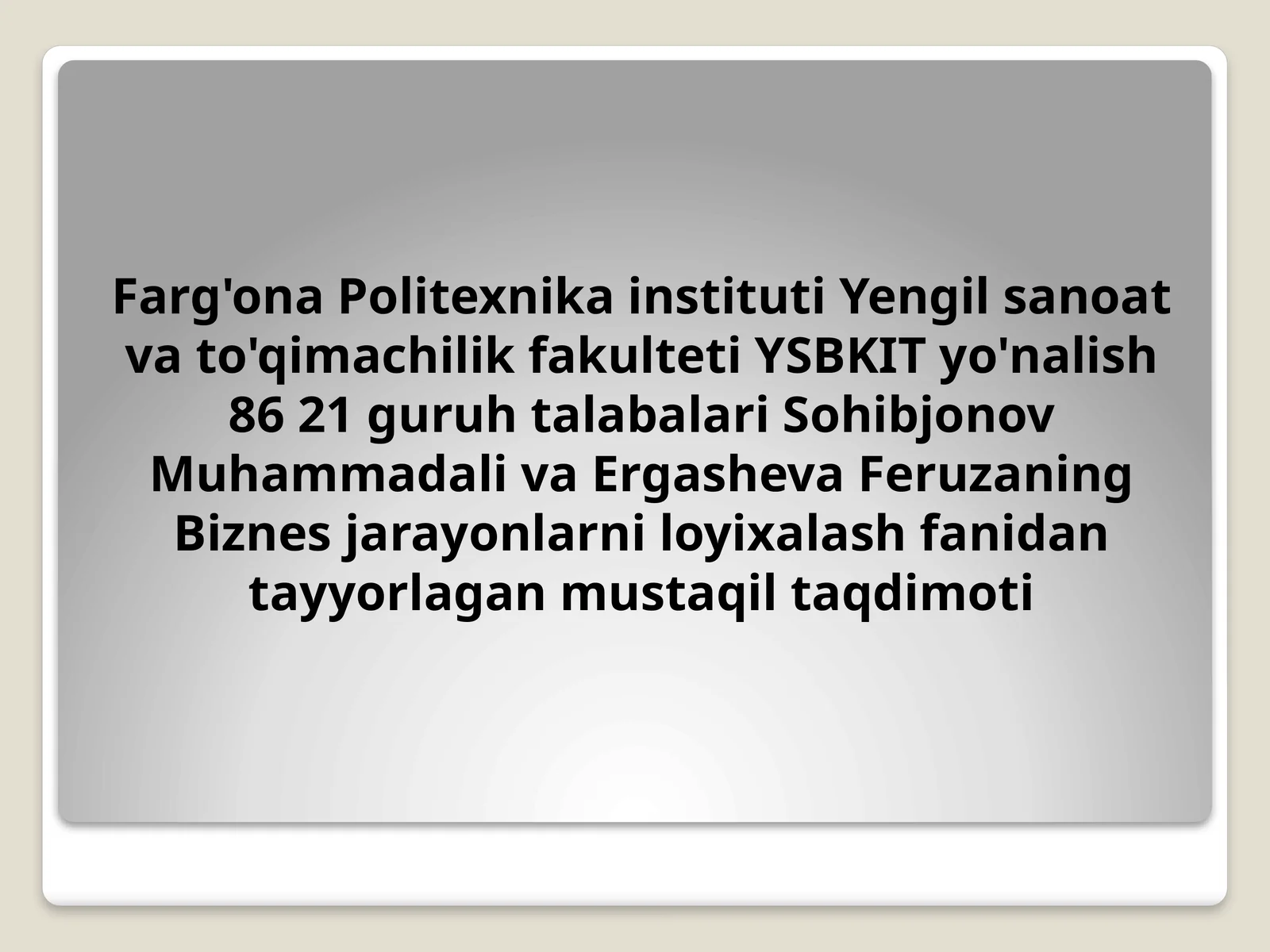 Product slide 1