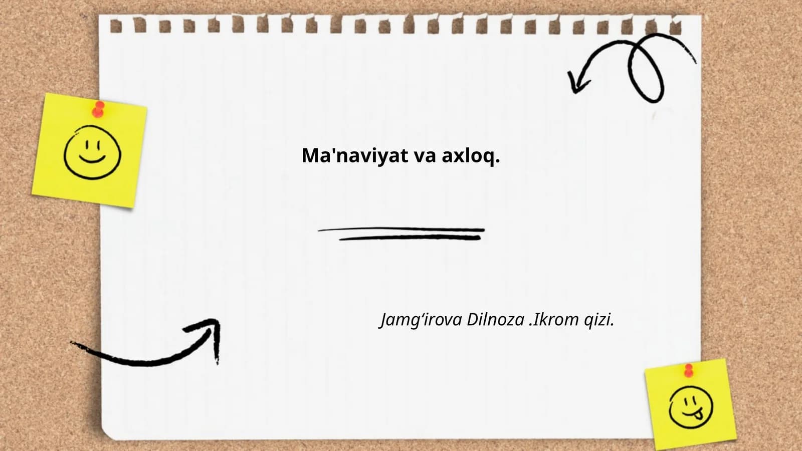 Ma'naviyat va axloq