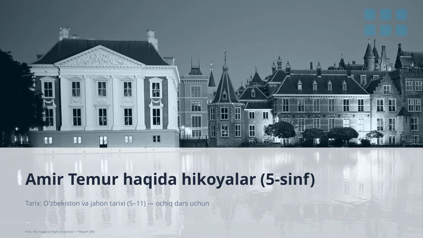 Amir Temur haqida hikoyalar (5-sinf)