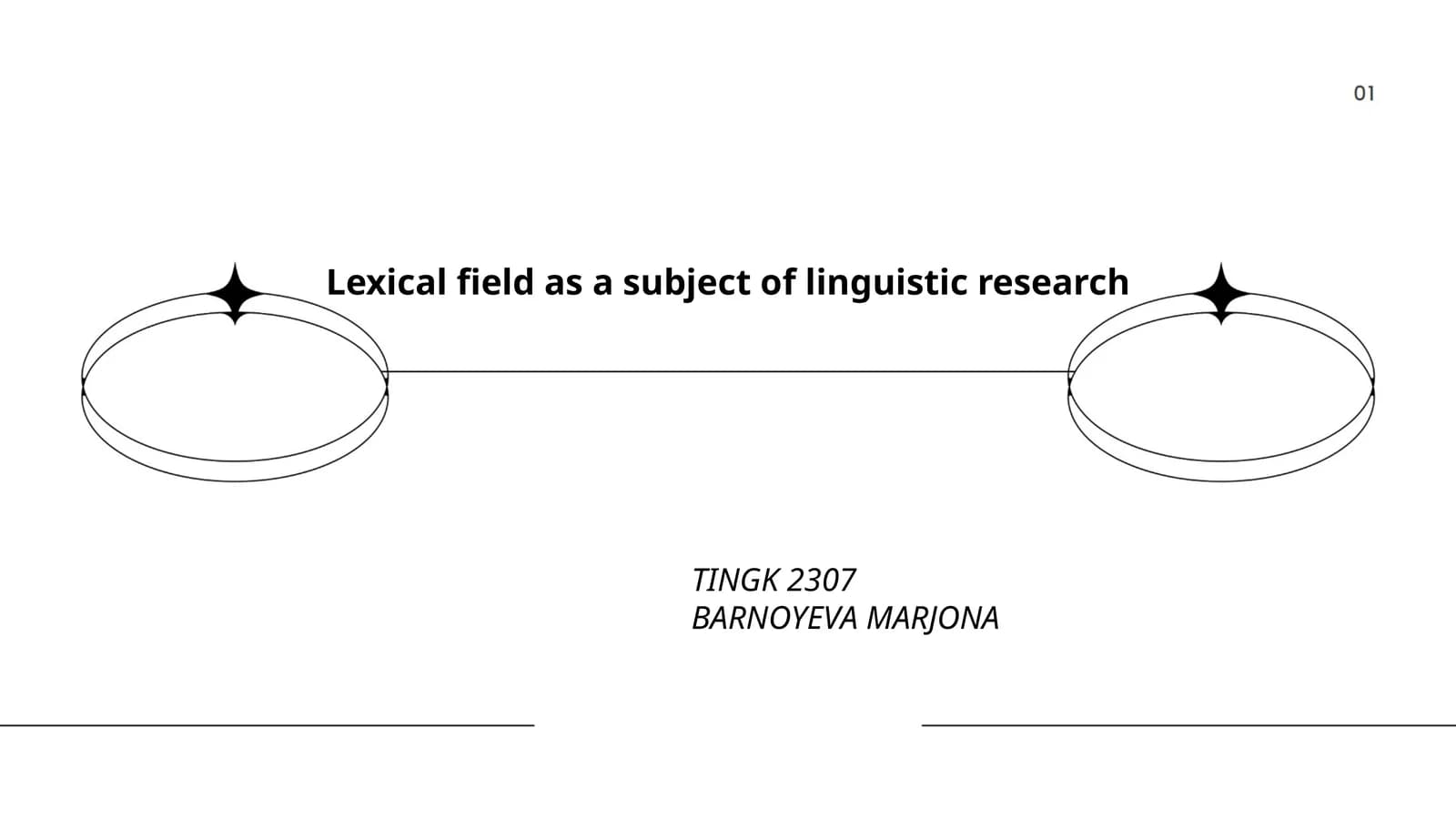 Lexical field as a subject of linguistic research