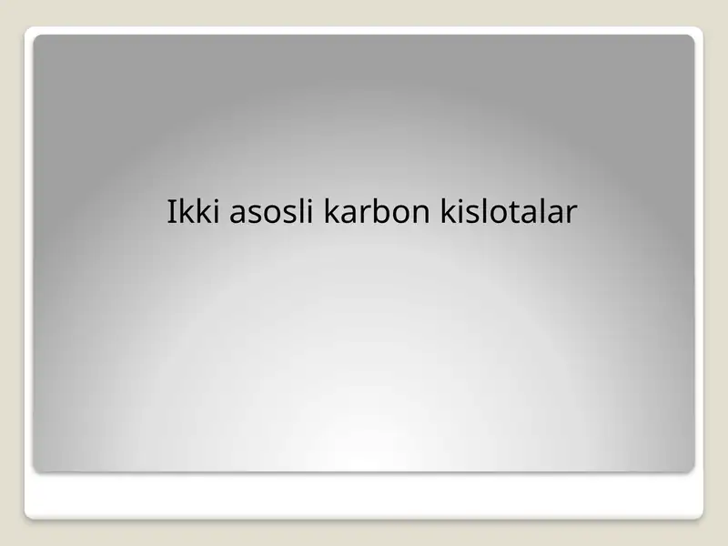 Ikkiasoslikarbonkislotalar