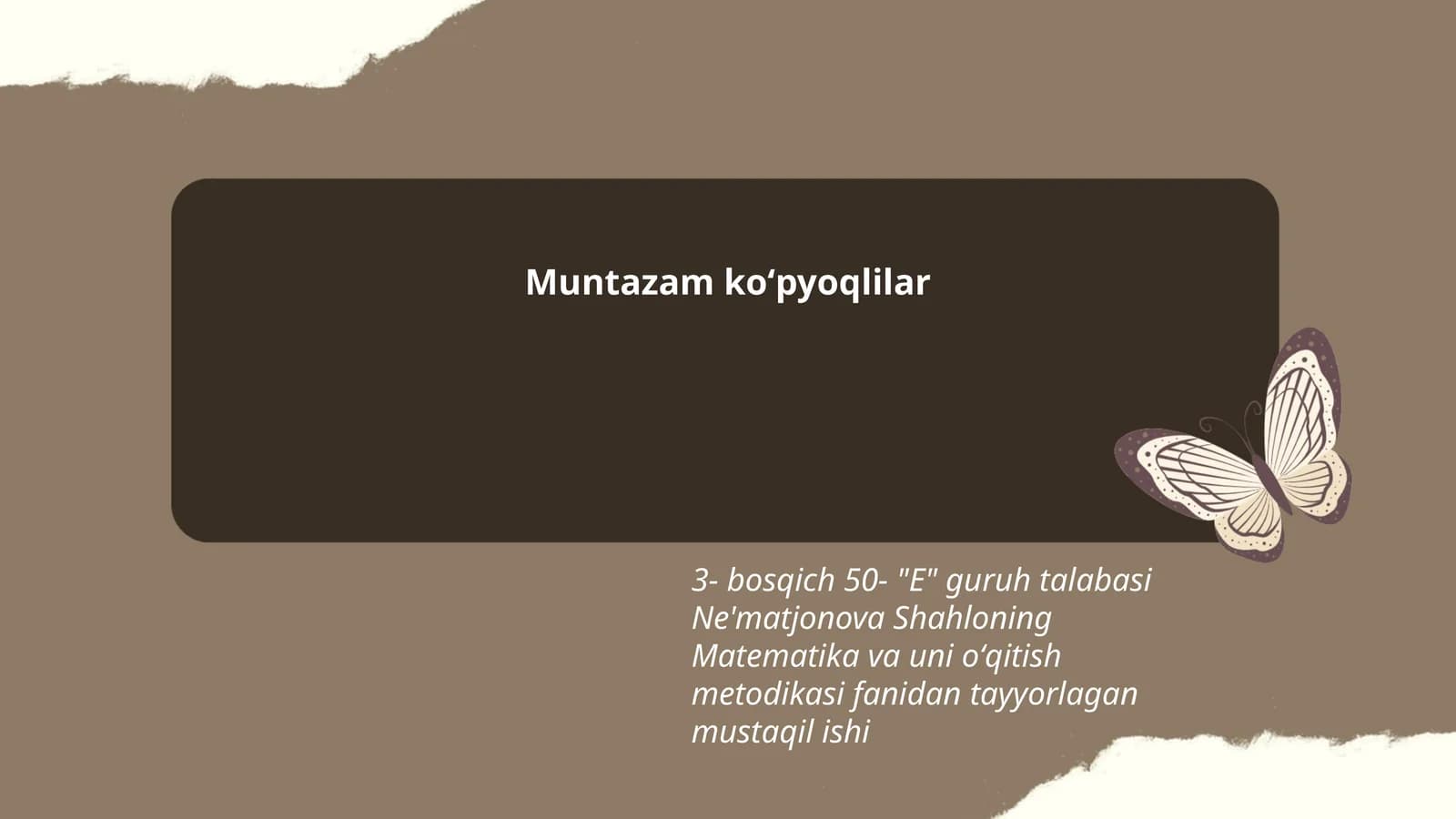 Muntazam koʻpyoqlilar