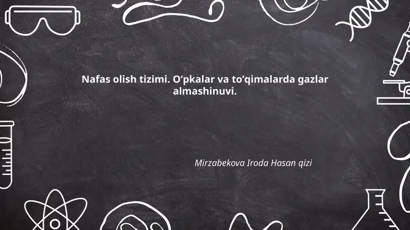 Nafas olish tizimi