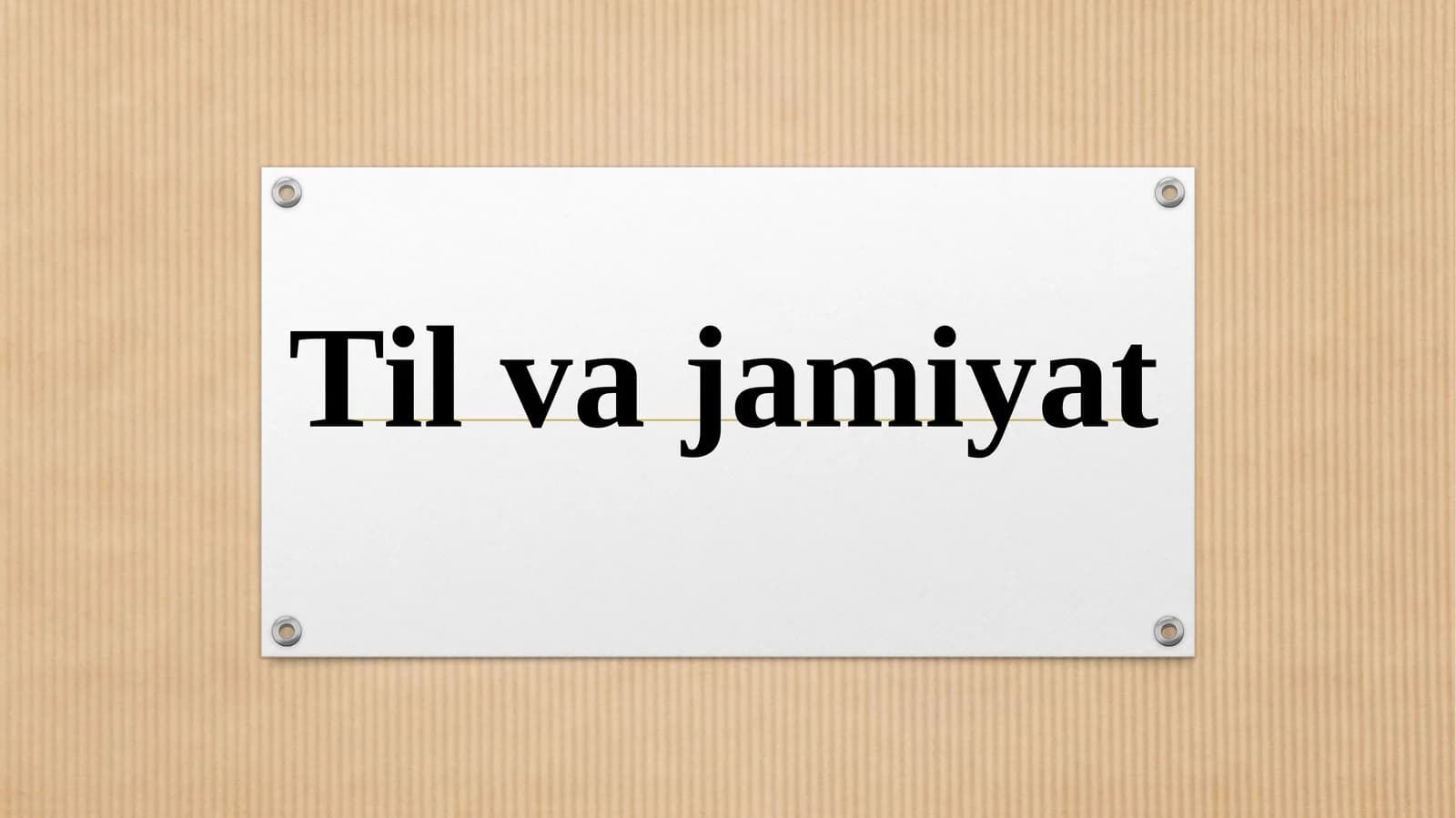 Til va jamiyat