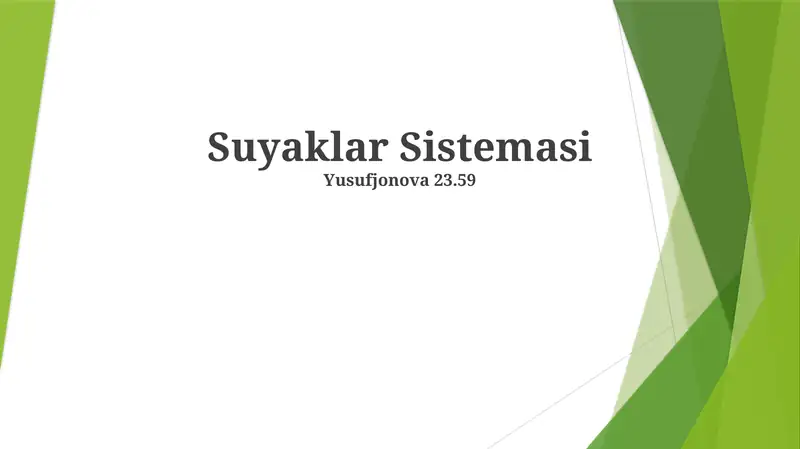 Suyaklar Sistemasi