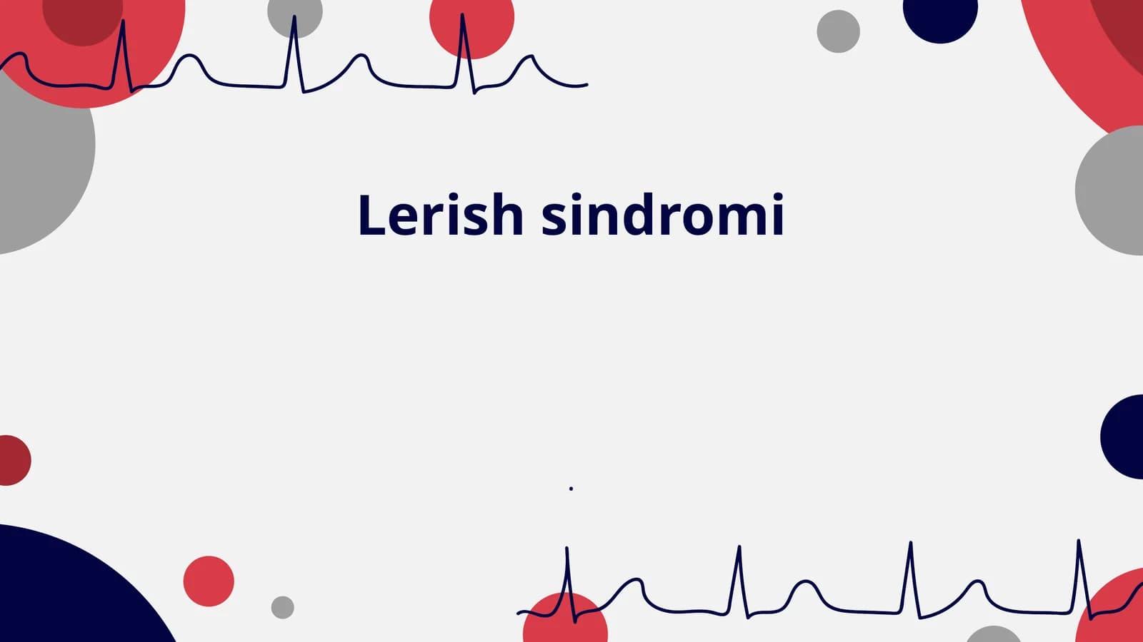 Lerish sindromi