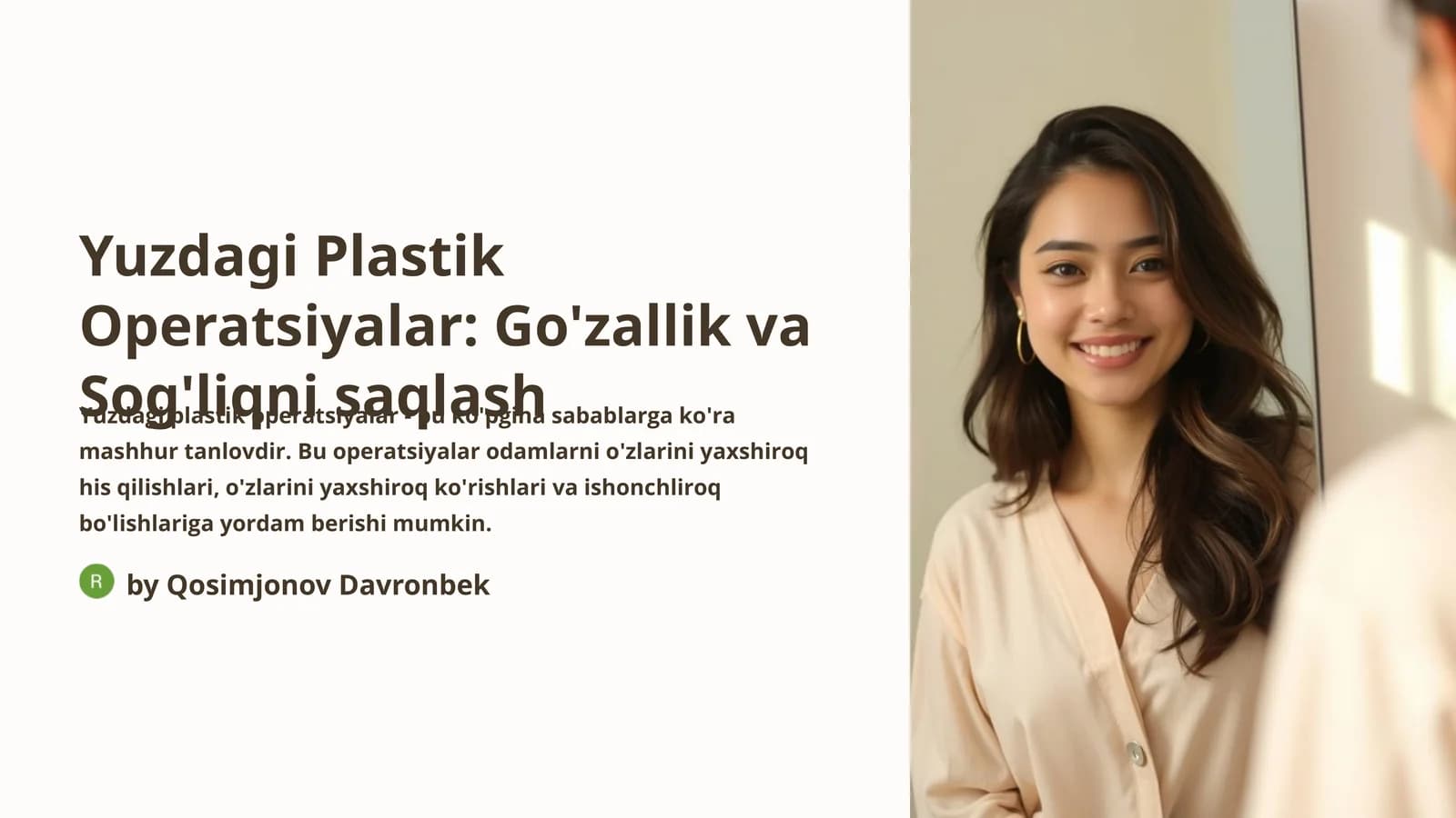 Plastik Operatsiyalar