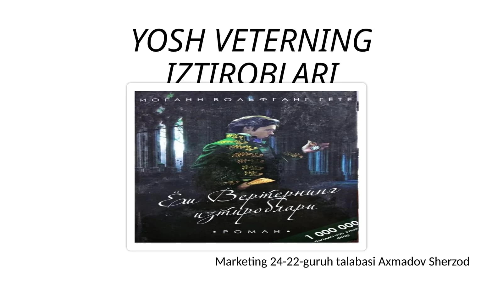 YOSH VETERNING IZTIROBLARI