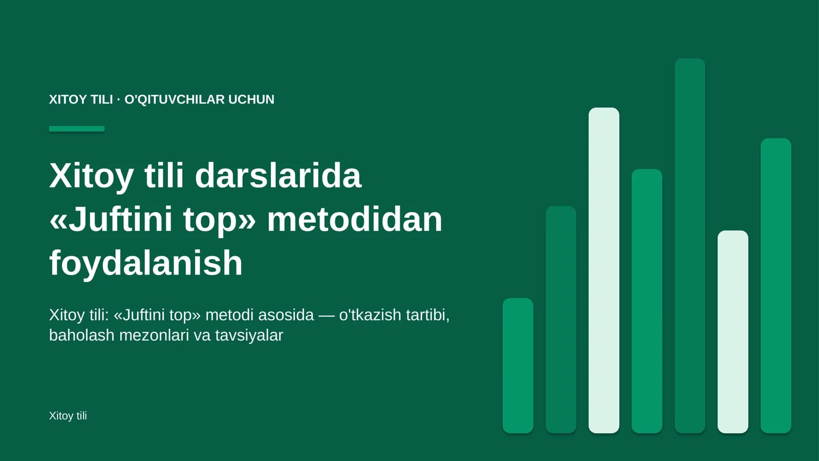 xitoy tili darslarida juftini top metodidan foydalanish 6785