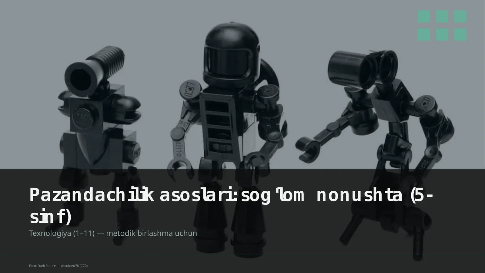 Pazandachilik asoslari: sog'lom nonushta (5-sinf)