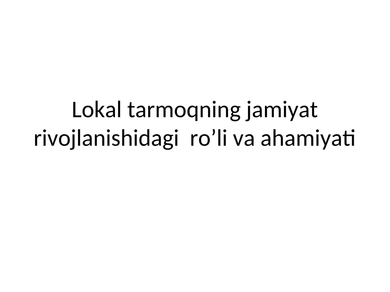 LOKAL TARMOQ